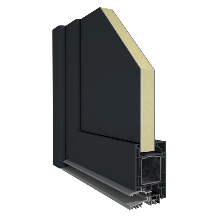 drzwi otwierane do wewnątrz, próg alu kopia