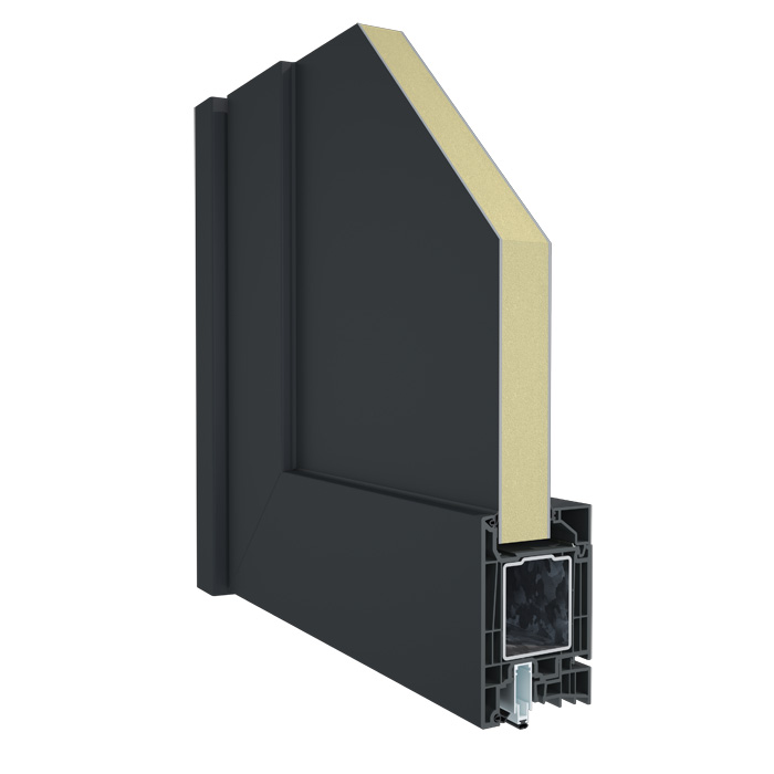 drzwi otwierane na zewnątrz, próg opadający kopia